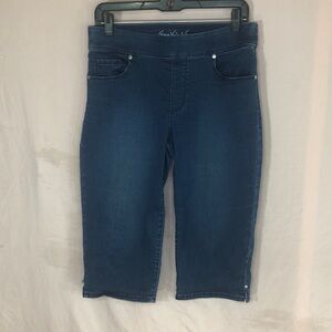 Gloria Vanderbilt All Around Slimming Stretch Capri Jeans Size